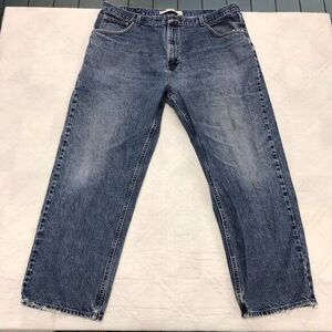 Canyon River Blues distressed blue jeans 44X30